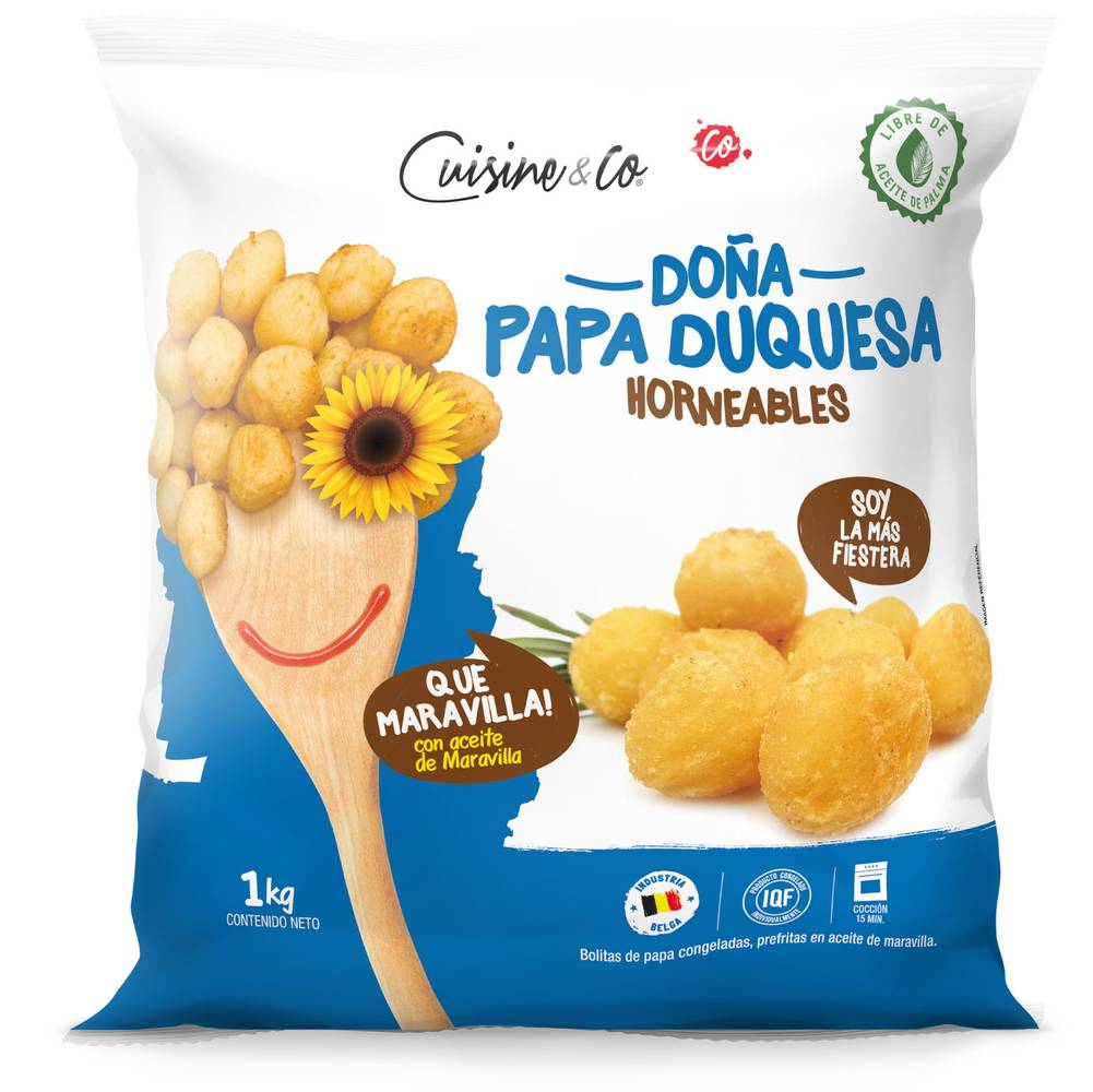 Cuisine & Co · Papas duquesas congeladas (1 kg)