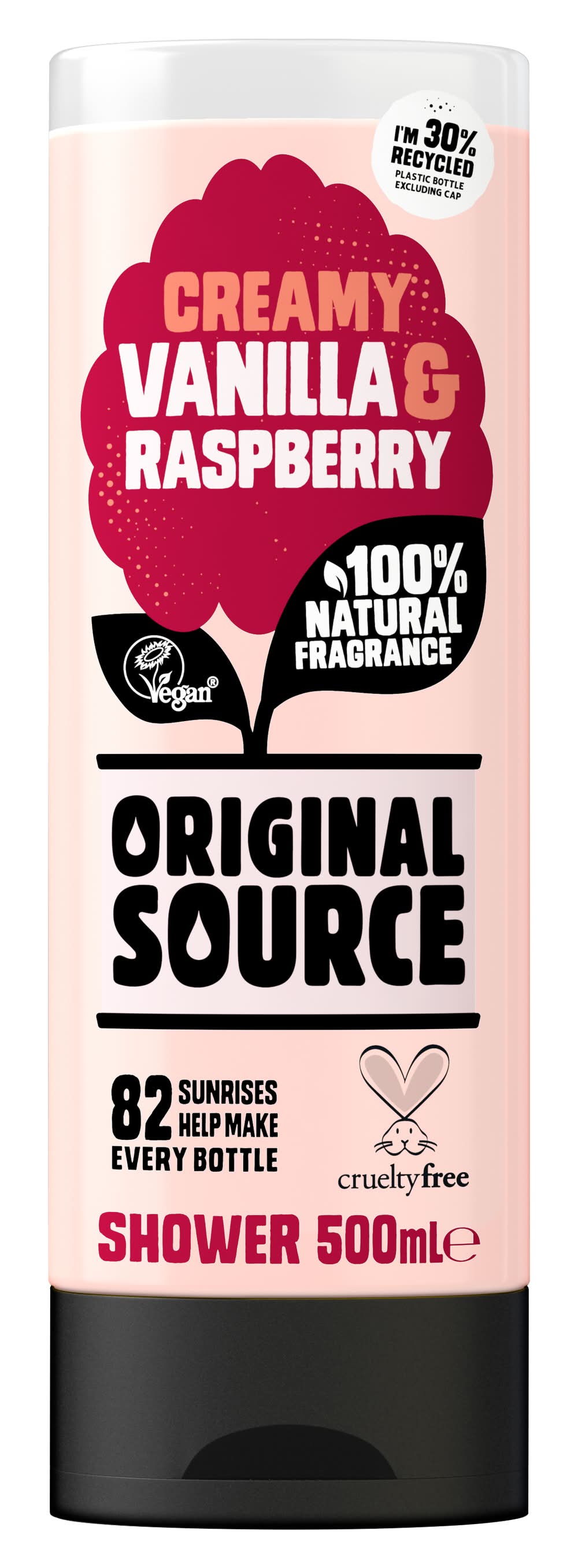 Original Source Body Wash Shower Gel Vanilla & Raspberry