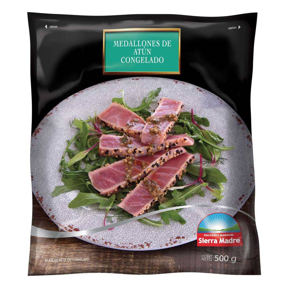 Sierra Madre · Gourmet medallones de atún congelado (500 g)