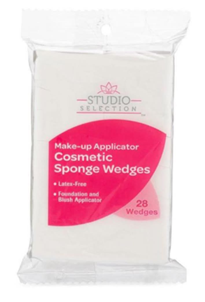 Studio Selection Cosmetic Sponge Wedges 28 Count