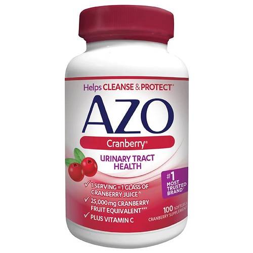 AZO Urinary Tract Health Dietary Supplement Softgels Cranberry - 100.0 EA x 100 pack
