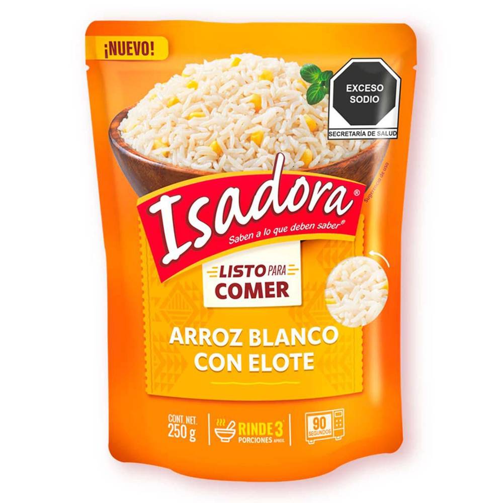 Isadora · Arroz blanco con elote (250 g)