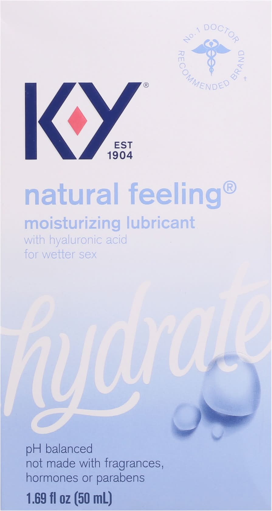 K-Y Natural Feeling Moisturizing Lubricant (1.69 fl oz)  Everyday  Essentials for Personal Wellness | Water-based Personal Lubricant | Uber  Eats