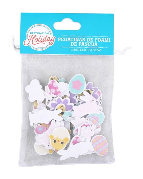 Set de Stickers Espuma de Pascua 1 Pz