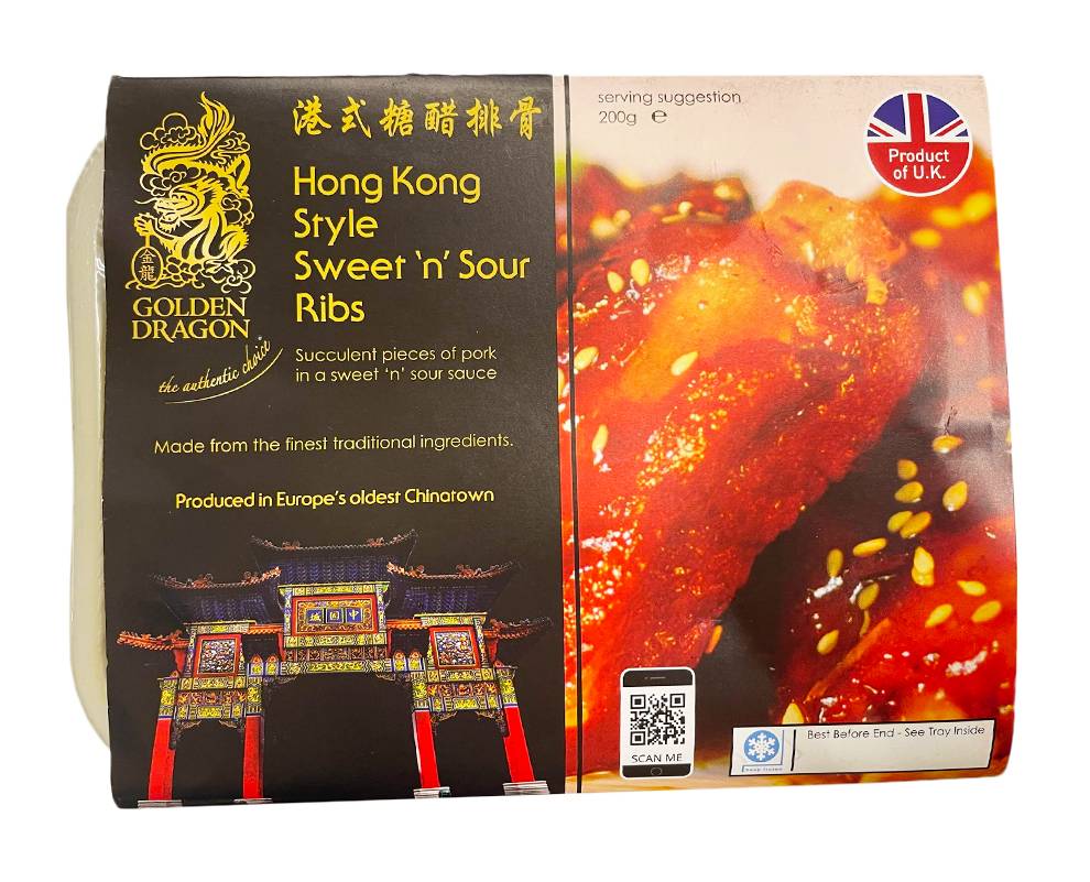 Golden Dragon Hong Kong Sweet & Sour Ribs (200g)