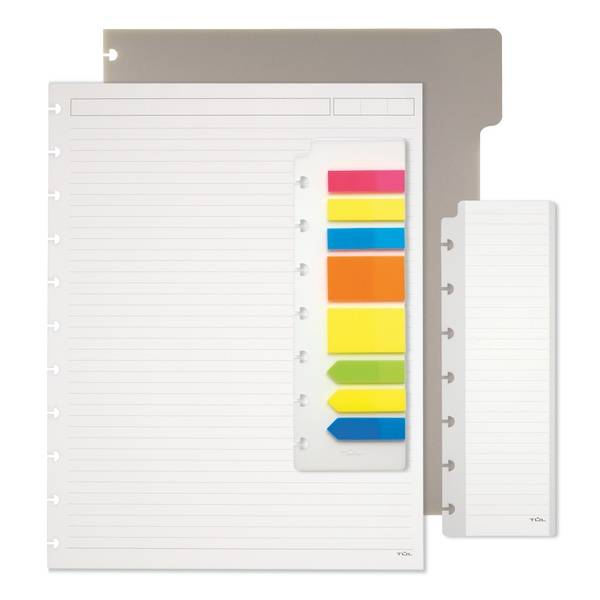 TUL Discbound Notebook Assorted Colors Starter Kit Letter Size