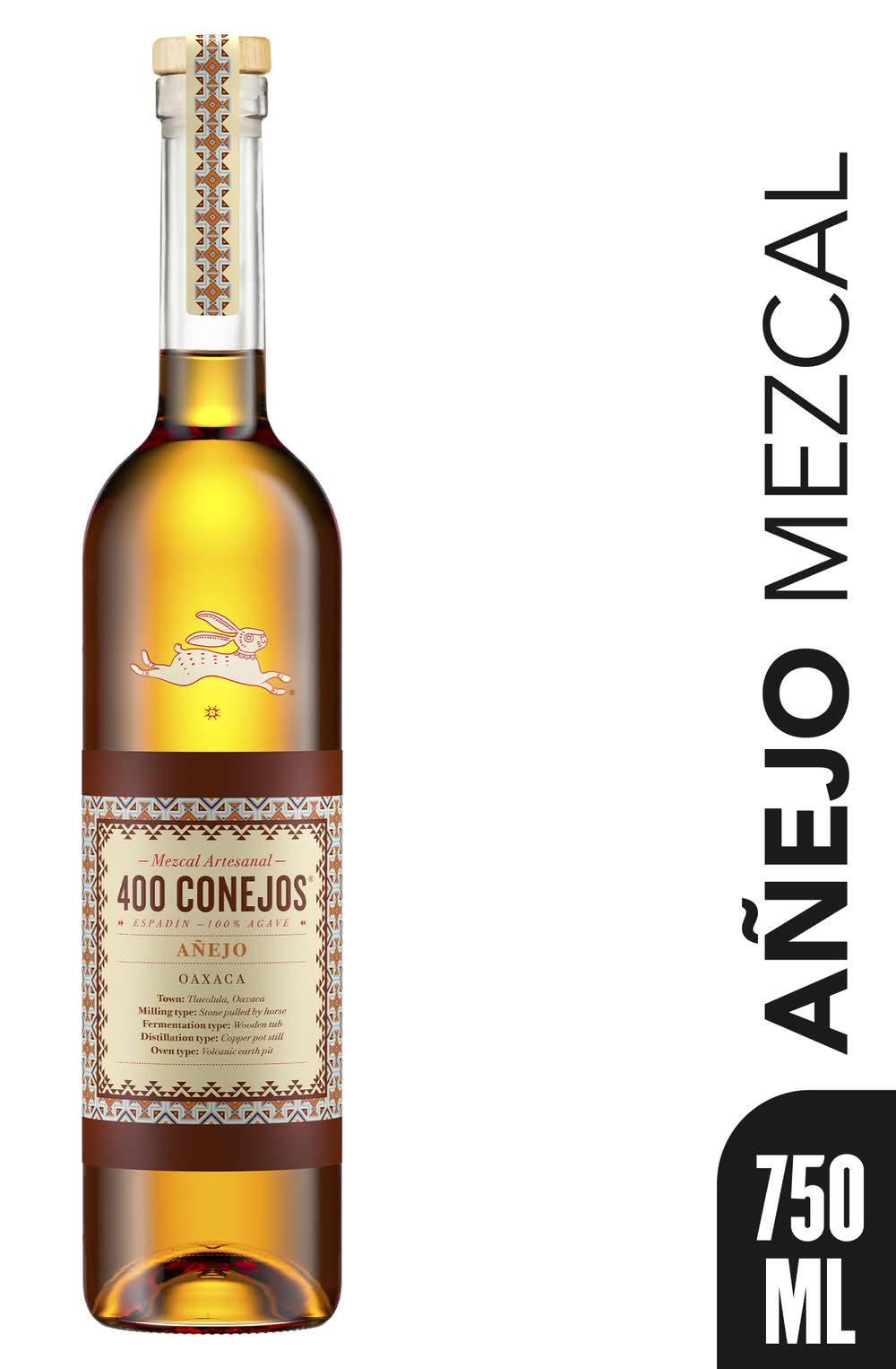400 Conejos Añejo Mezcal Oaxaca Spirit (750 ml)