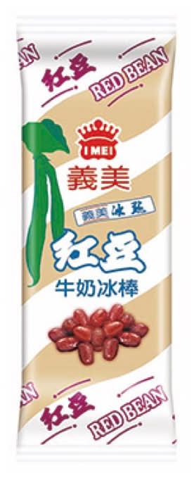義美紅豆牛奶冰棒
