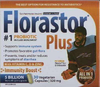 Florastor Probiotic Plus Immunity 5 Billion (30 units)
