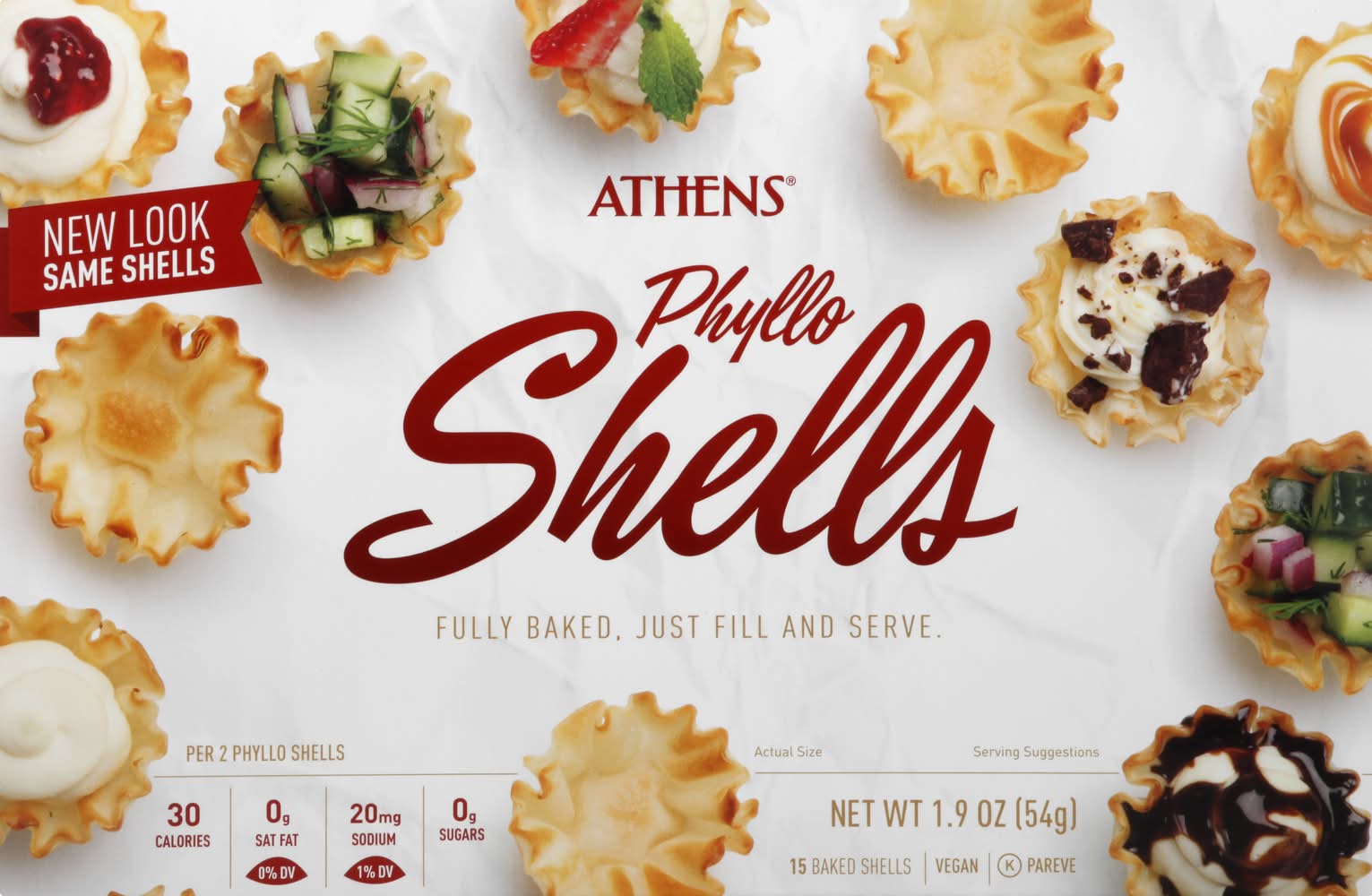 Athens Phyllo Baked Shells (1.9 oz)