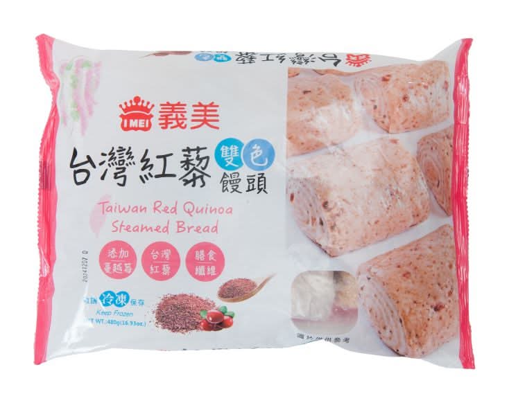 義美台灣紅藜雙色饅頭-冷凍 | 480 g #15022540