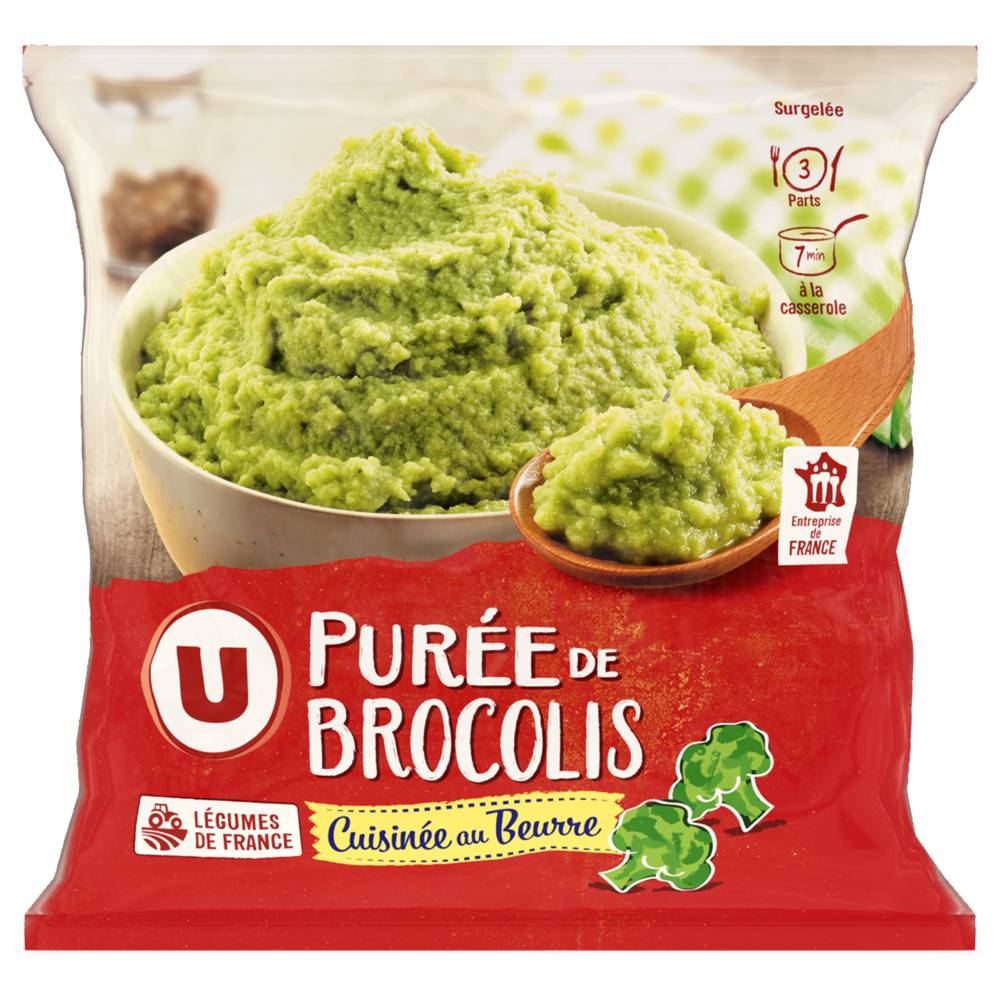 U - Purée de brocolis