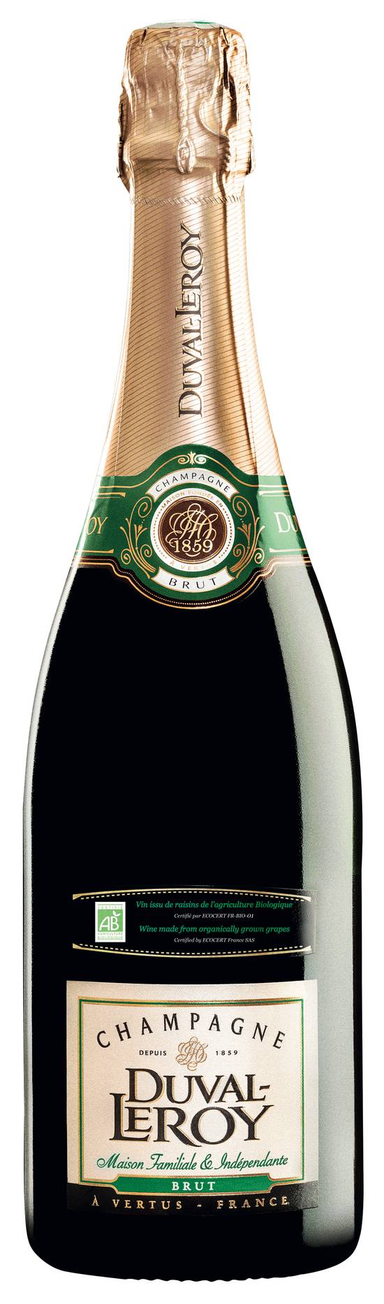 Duval-Leroy - Champagne brut bio (750 ml)