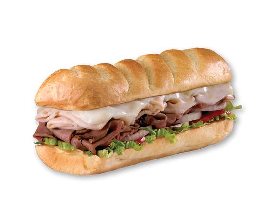 Smoked Turkey & Roast Beef, Large (11-12 inch)------