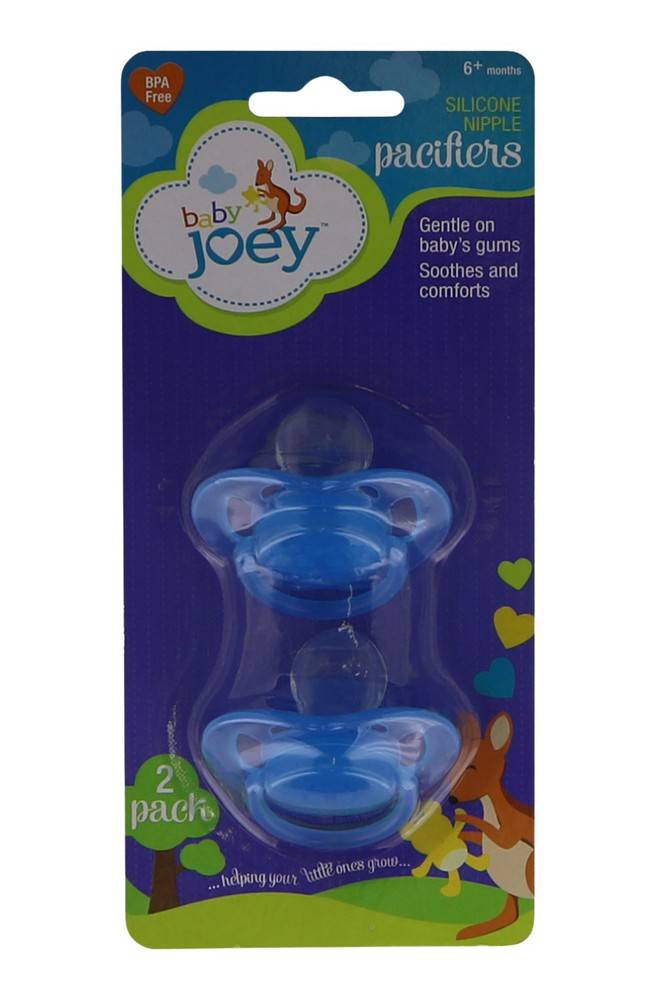 Baby Joey Silicone Nipple Pacifiers