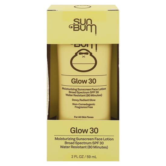 Sun Bum Glow 30 Broad Spectrum Spf 30 Moisturizing Sunscreen Face Lotion