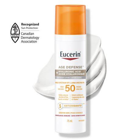 Eucerin Sun Age Defense Face Sunscreen Lotion With Spf 50