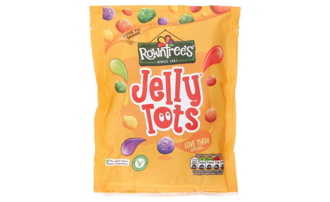 Rowntree's Jelly Tots Sweets Sharing Bag 150g (397215)