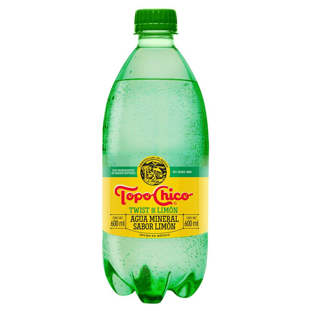 Topo Chico · Agua mineral, limón (600 ml)