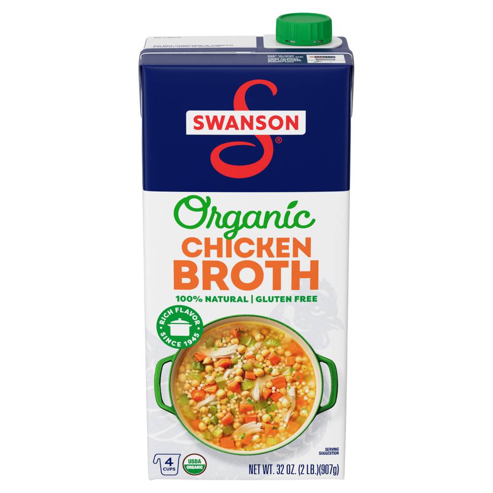 Swanson Organic Free-Range Chicken Broth (2 lbs)