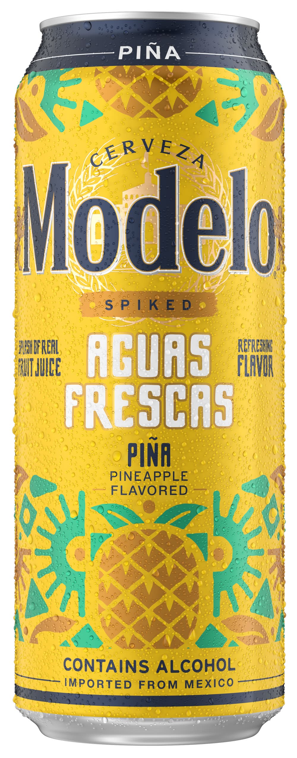 Modelo Spiked Aguas Frescas, Pineapple (24 fl oz)