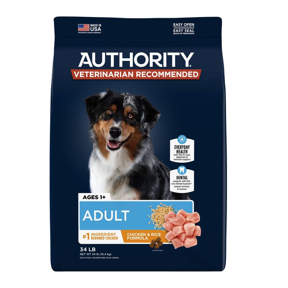 AUTHORITY Everyday Health Adult Dry Dog Food (chicken & rice)