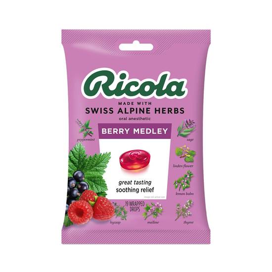 Ricola Berry Medley Cough Drops 19ct