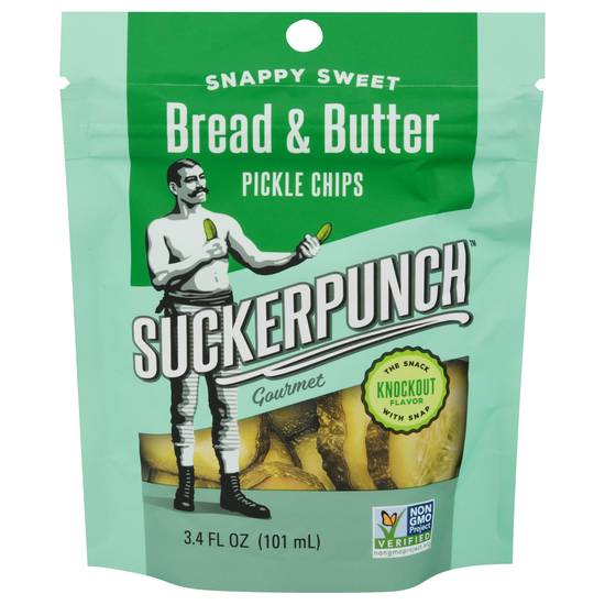 Suckerpunch Gourmet Bread N' Butter Pickle Chips