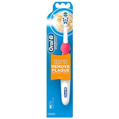 Oral-B Complete Deep Clean Battery Powered Electric Toothbrush - 1.0 ea