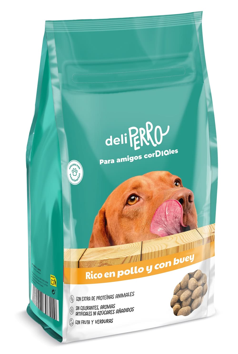 Alimento Para Perros Con Pollo Y Buey Deliperro De Dia Bolsa 3 Kg