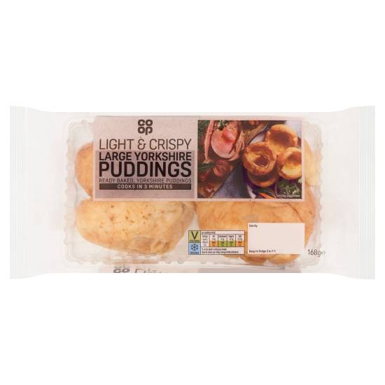 Co-Op 4 Large Yorkshire Puddings (168g)