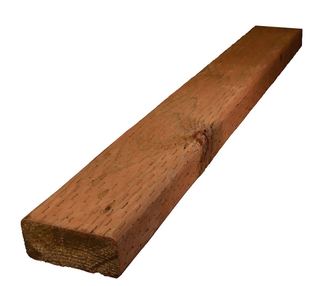 Alexandria Moulding 2 In. X 4 In. W X 8 Ft. L Pine Pressure-Treated Stud #2/Btr Premium Grade