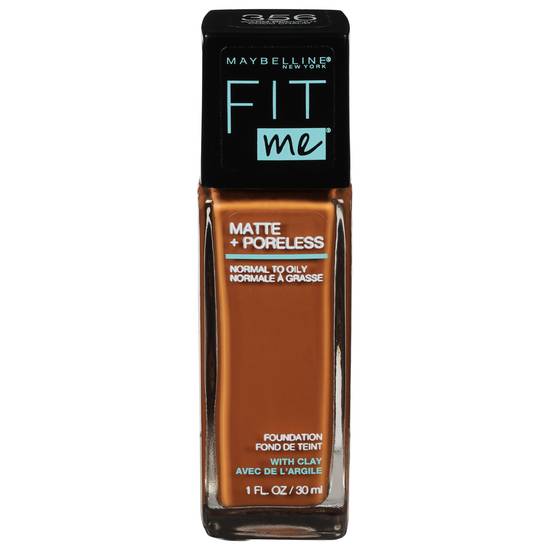 Maybelline Fit Me 356 Warm Coconut With Clay Matte + Poreless Foundation