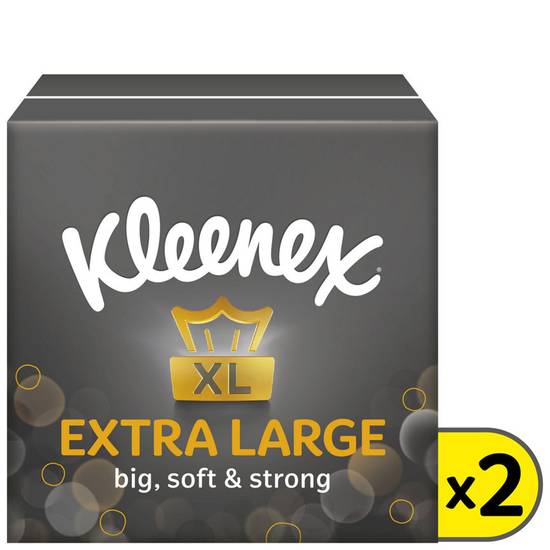 Kleenex Extra Large Compact Tissues 2pk