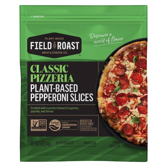 Field Roast Classic Pizzeria Plant Based Pepperoni Slices