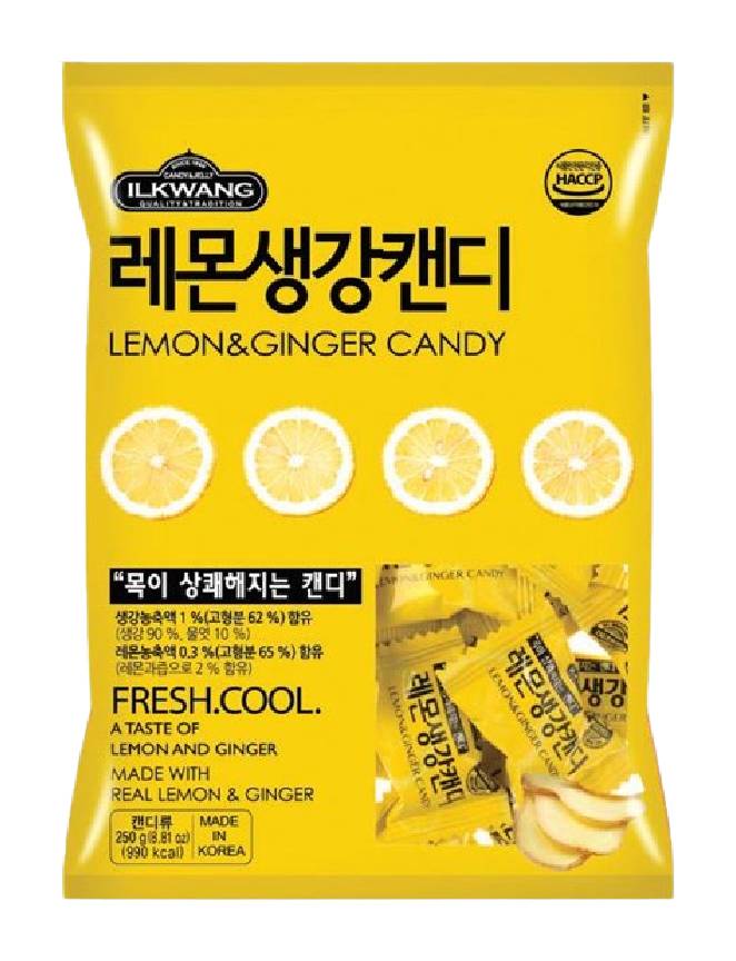 ILGWANG Lemon, Ginger Candy (250g)