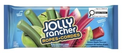 Jolly Rancher Ropes Candy, Watermelon-Green Apple (283 g)