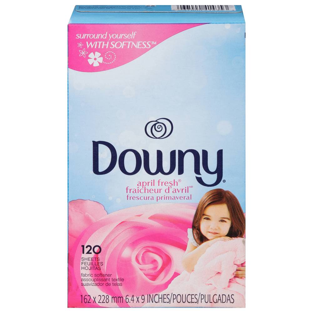 Downy April Fresh Fabric Softener Sheets (120 ct)