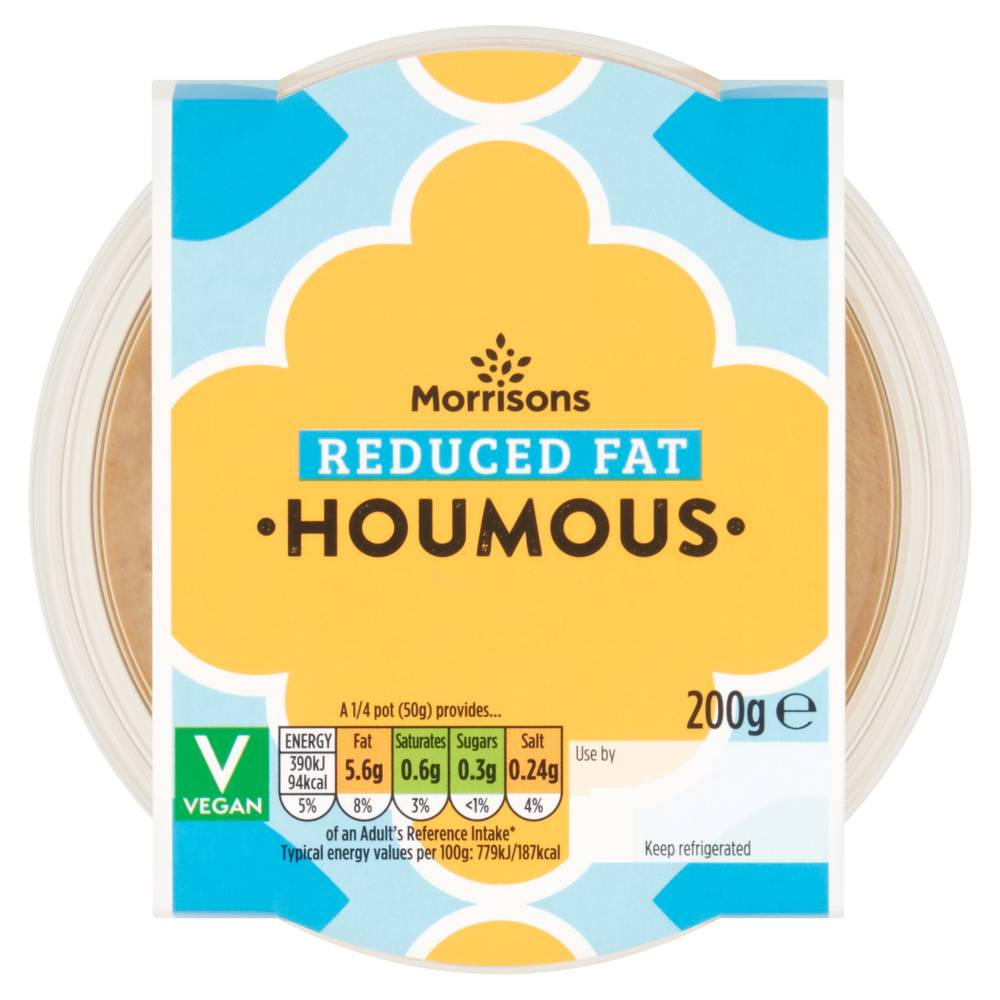 Morrisons Reduced Fat Houmous 200G