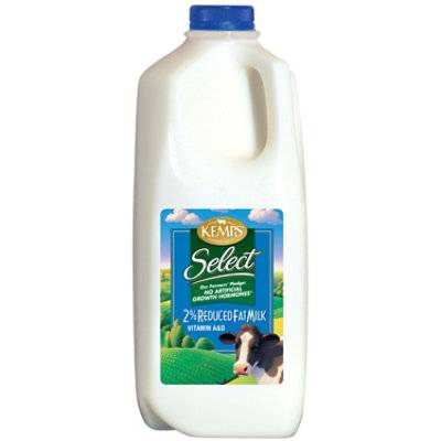 Kemps Select 2% Reduced Fat Milk (1/2 gal)