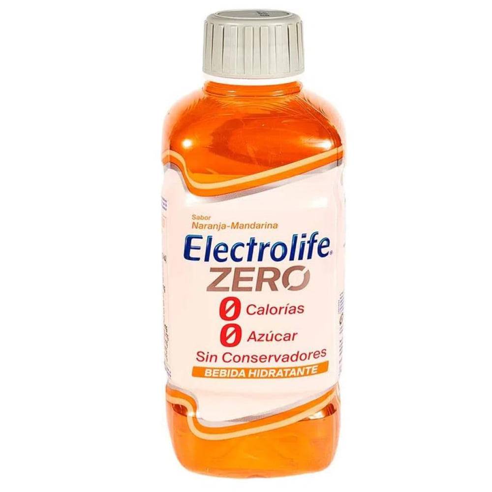 Electrolife bebida hidratante zero sabor naranja/mandarina (botella 625 ml)