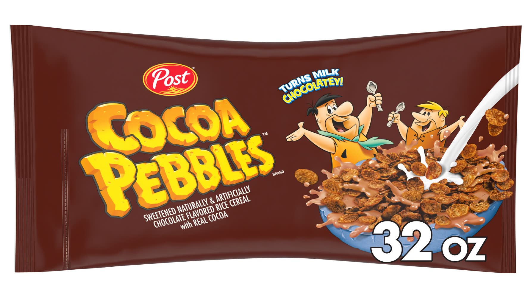Cocoa Pebbles Rice Cereal, Chocolate (32 oz)
