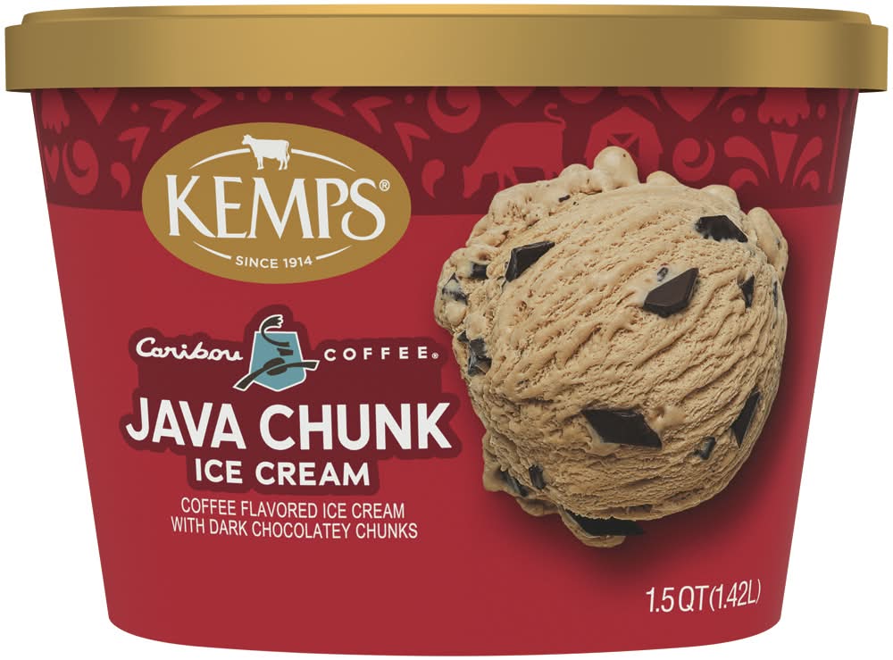 Kemps Caribou Coffee Ice Cream, Java Chunk (48 oz)