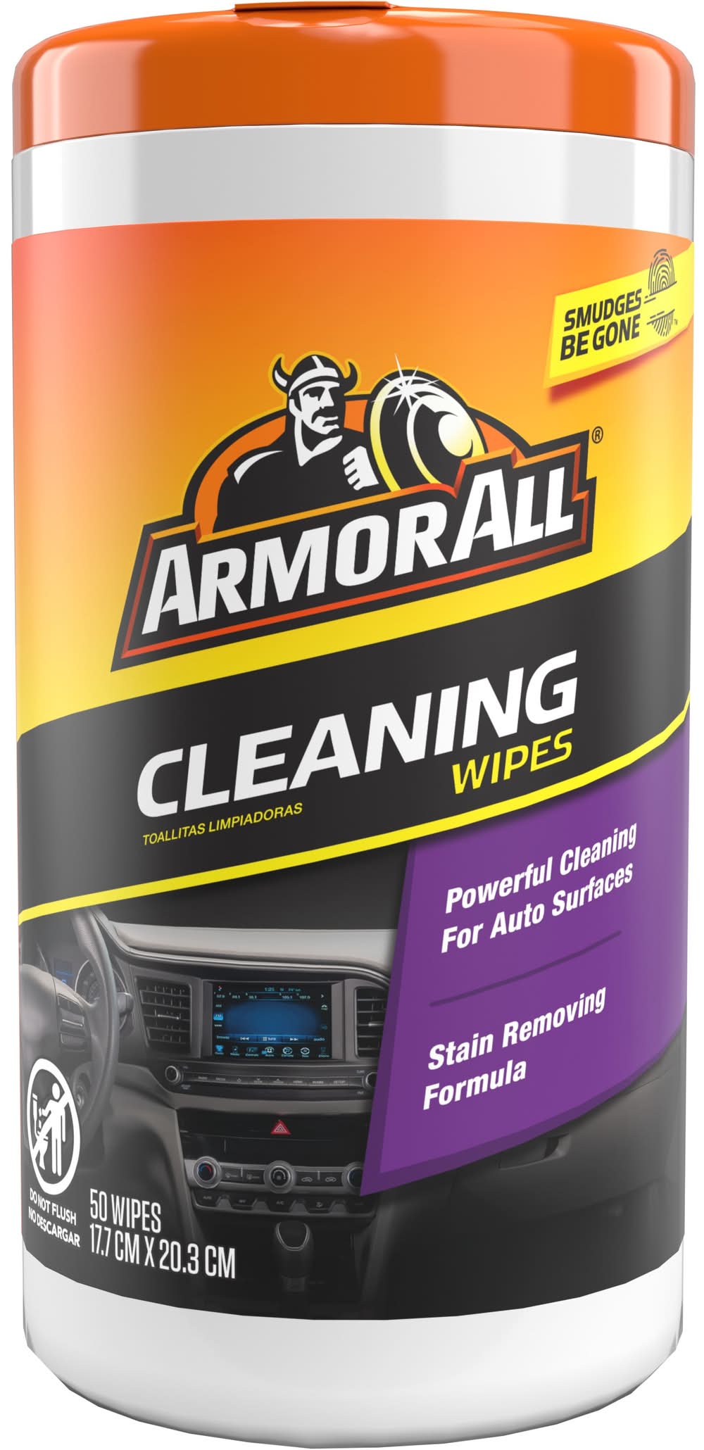 Armor All Cleaning Wipes 50 -Count Wipes Car Interior Cleaner
