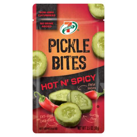 7-Select Pickle Bites Hot 3.5oz