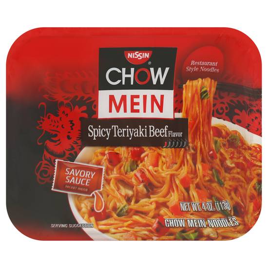 Nissin Spicy Teriyaki Beef Chow Mein