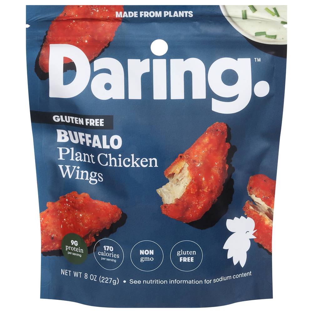 Daring Gluten Free Buffalo Plant Chicken Wings (8 oz)