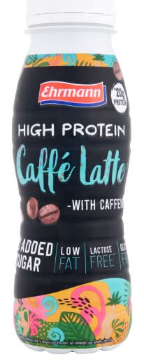 Ehrmann Caffe Latte, High Protein With Caffeine Drink (250ml)