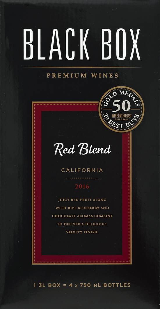 Black Box California Red Blend Wine 2016 (3 L box)