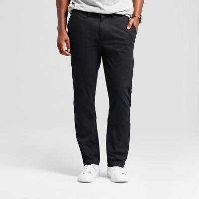 Goodfellow & Co. Mens Every Wear Athletic Fit Chino Pants, 32x32 in, Black